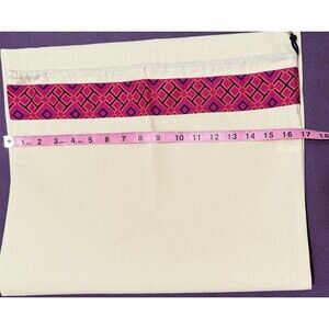 ✨ Tory Burch Ivory Dust Bag w/ Gold Logo Charm 17"x27" | Unused